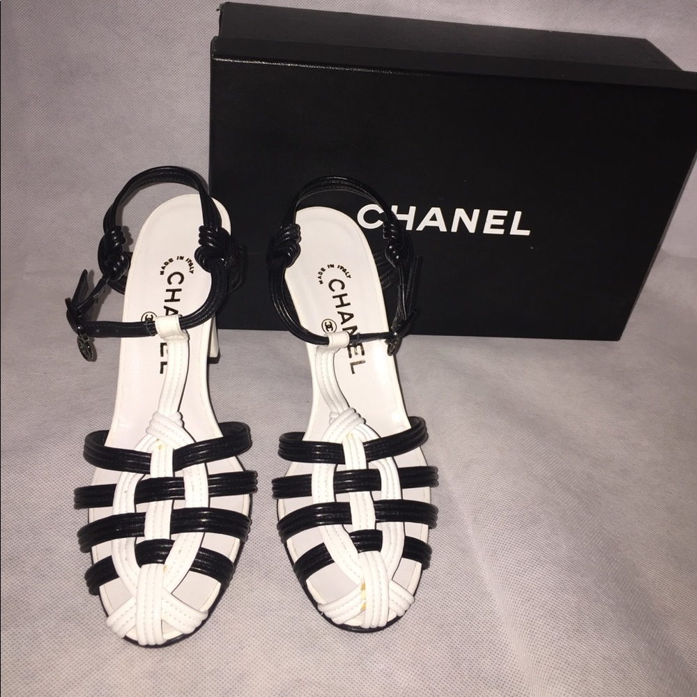 Chanel NBW Black and White Sandal